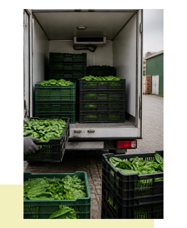 Перевозка шпината в Красноярск с сохранением свежести продукции